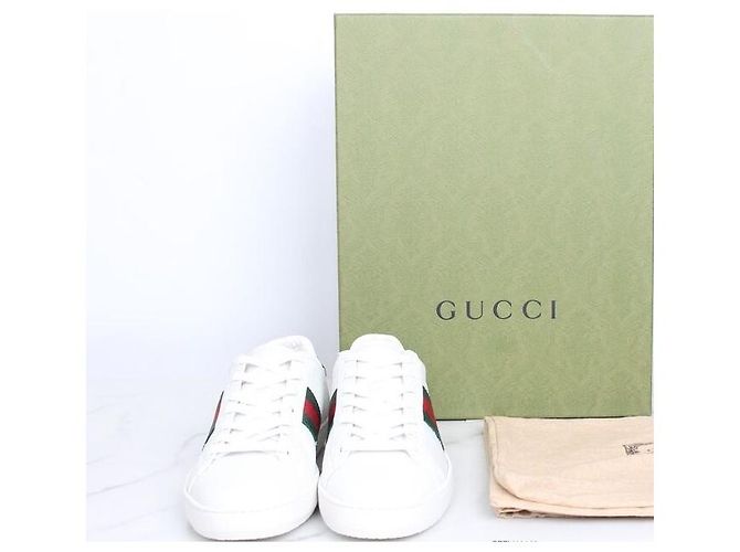 Gucci Leather Sneakers Brown - view 2