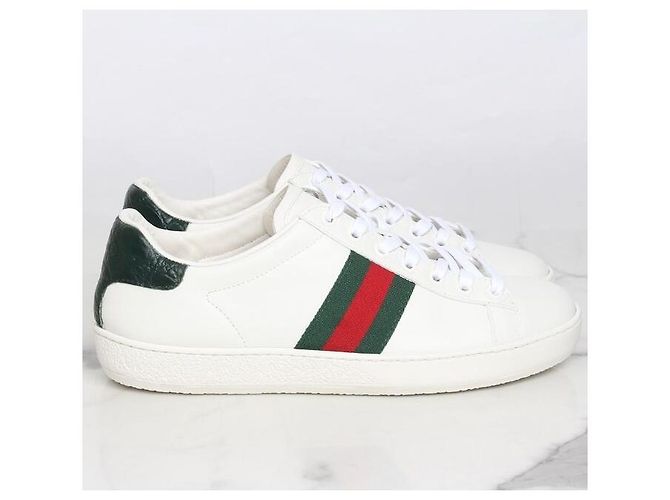 Gucci Leather Sneakers Brown - view 4