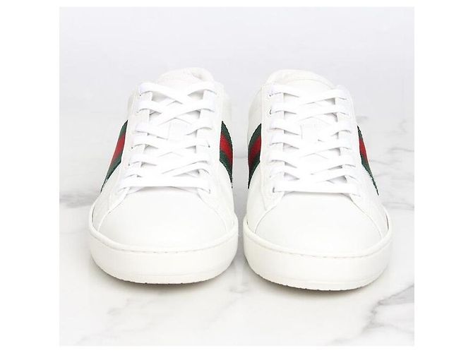 Gucci Leather Sneakers Brown - view 5