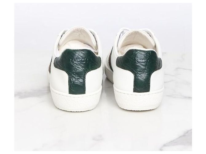 Gucci Leather Sneakers Brown - view 6