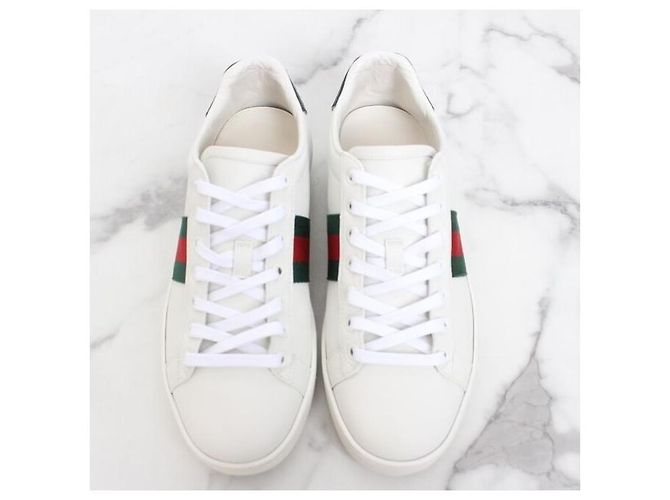 Gucci Leather Sneakers Brown - view 7