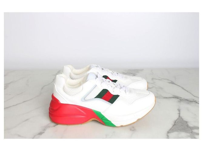 Gucci Baskets Mesh Web Lytone - vue 4