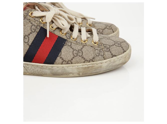 Gucci Sneakers Ace GG Supreme da donna - vista 4