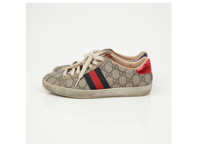 Gucci Sneakers Ace GG Supreme da donna - vista 7