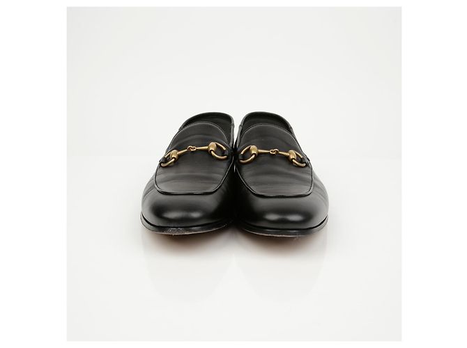Gucci Mocassins de couro para homem com morsilha preto - vista 4