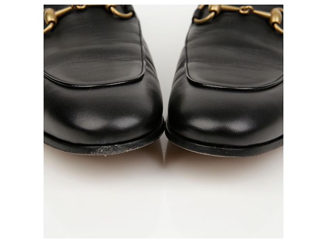 Gucci Mocassins de couro para homem com morsilha preto - vista 5