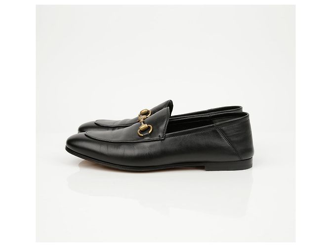 Gucci Mocassins de couro para homem com morsilha preto - vista 6