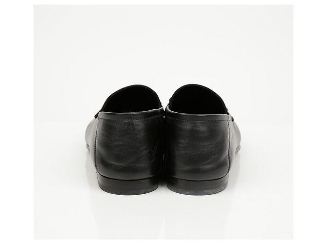 Gucci Mocassins de couro para homem com morsilha preto - vista 7