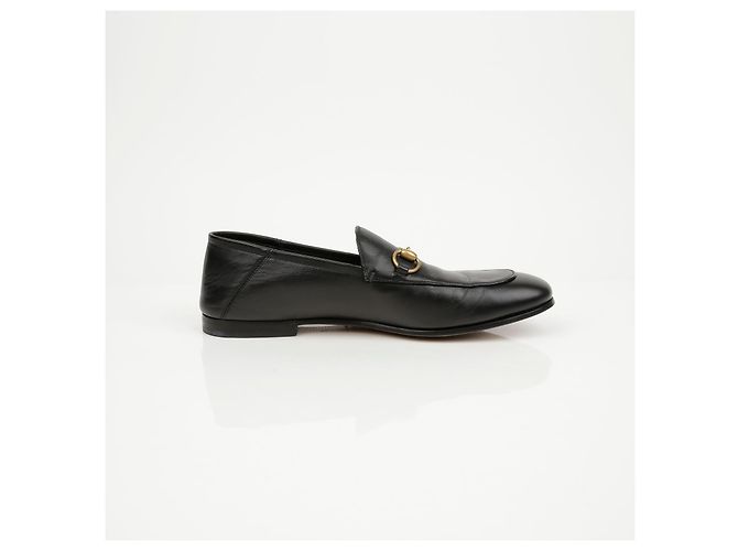Gucci Mocassins de couro para homem com morsilha preto - vista 9