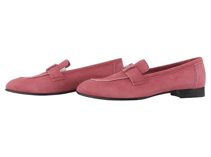 Hermès Mocassini Suede Paris Taglia - view 5