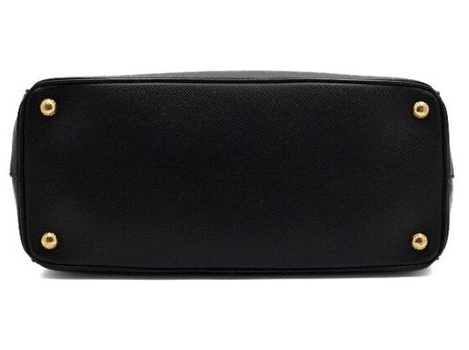 Prada Saco Tote e Saco de Ombro Saffiano Lux Black - vista 7