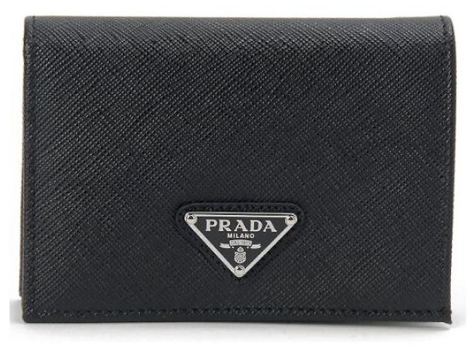Prada Portefeuille Saffiano avec logo triangle - vue 3
