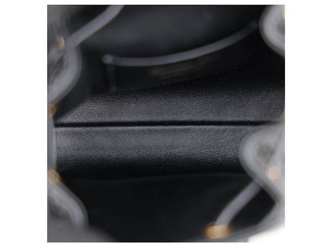 Dior Karo Nano Rucksack aus Lammleder Schwarz - Ansicht 14