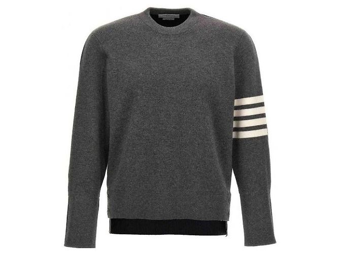 Thom Browne Merino Wool in Half Pullover - view 3