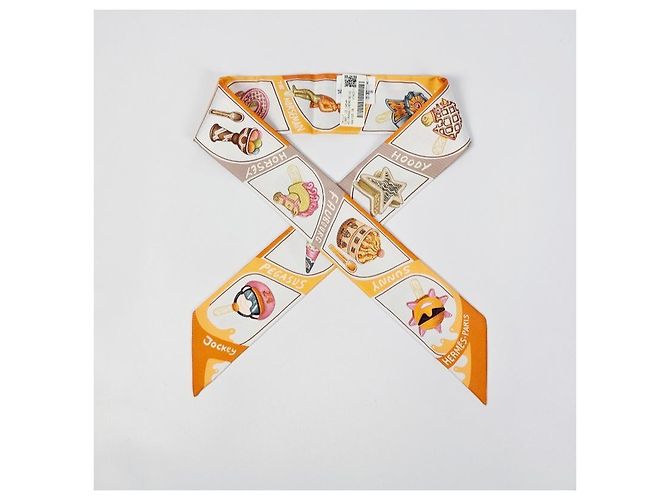 Hermès Foulard in seta Twilly da donna Funky Ice Cream - vista 17