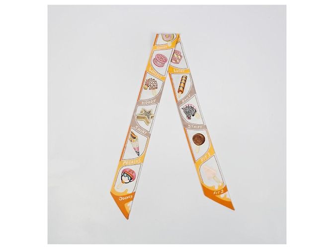 Hermès Foulard in seta Twilly da donna Funky Ice Cream - vista 19