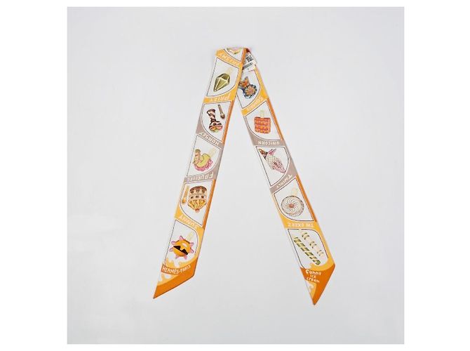 Hermès Foulard in seta Twilly da donna Funky Ice Cream - vista 20