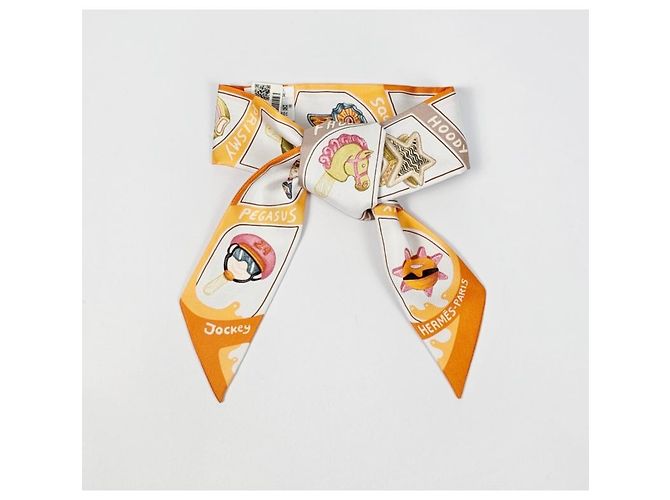 Hermès Foulard in seta Twilly da donna Funky Ice Cream - vista 21