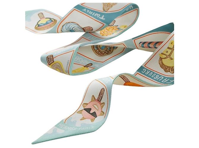Hermès Foulard in seta Twilly da donna Funky Ice Cream - vista 5