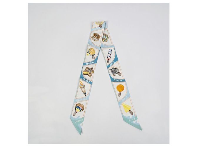 Hermès Foulard in seta Twilly da donna Funky Ice Cream - vista 8