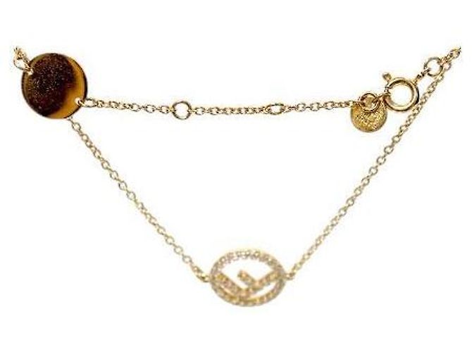 Bracciale Fendi Oro in Metallo - vista 4