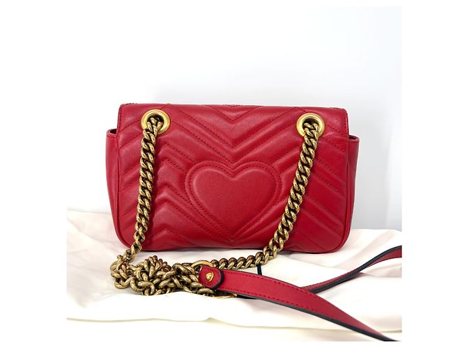 Gucci Borsa a tracolla e spalla Matelassé con catena - vista 3