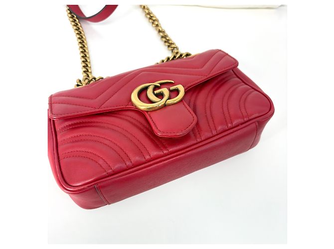Gucci Borsa a tracolla e spalla Matelassé con catena - vista 5
