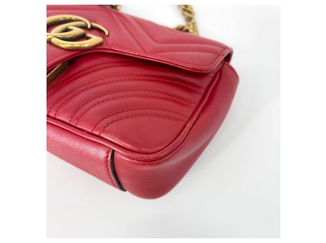 Gucci Borsa a tracolla e spalla Matelassé con catena - vista 6