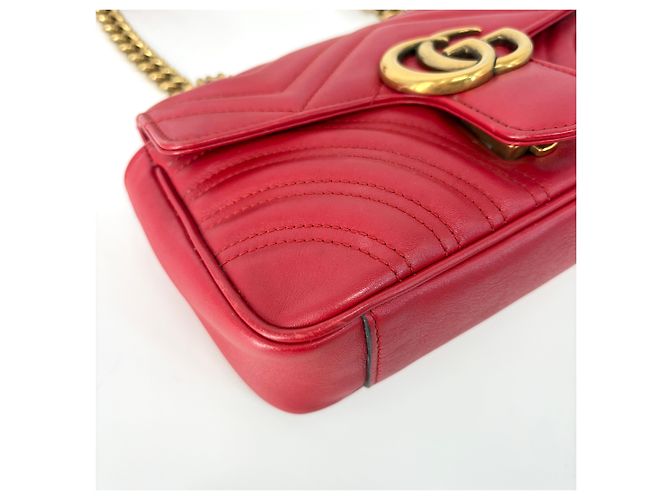 Gucci Borsa a tracolla e spalla Matelassé con catena - vista 7