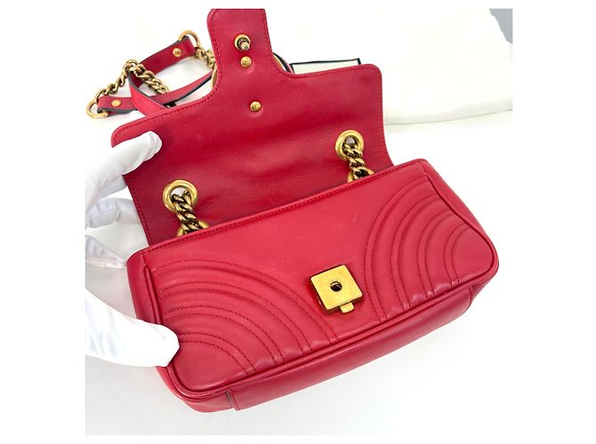 Gucci Borsa a tracolla e spalla Matelassé con catena - vista 8