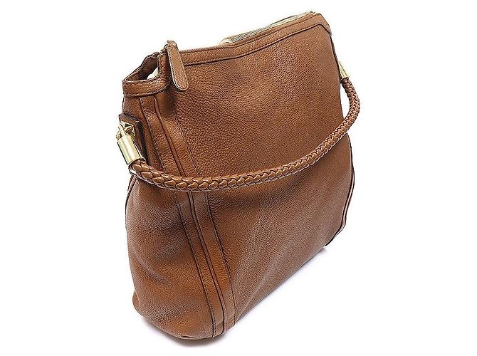 Gucci Borsa a tracolla hobo Bella Large in pelle marrone - vista 3