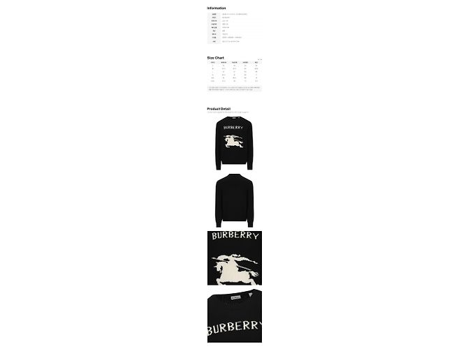 Burberry Signature Logo Knit Black - Ansicht 2