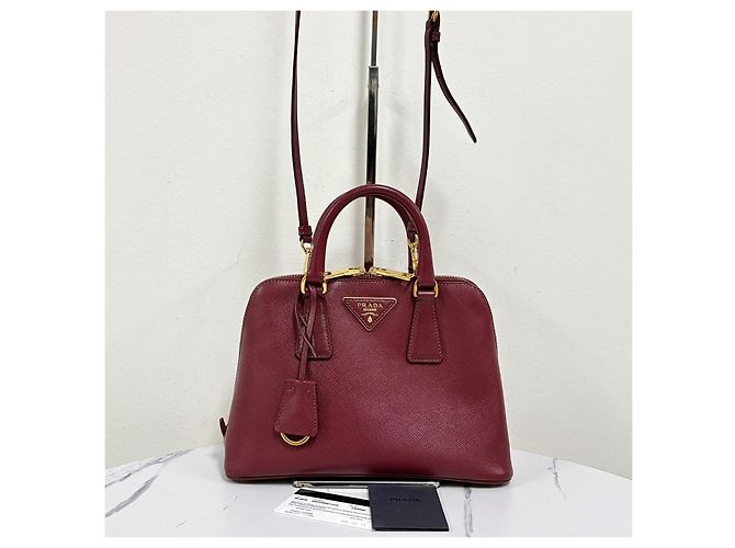 Prada Mini sac cabas Saffiano Sac à bandoulière - vue 7