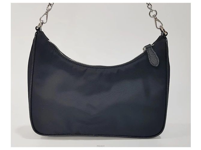 Prada Borsa Hobo Re-Edition Chain Crossbody - vista 6