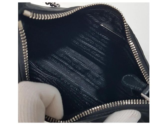 Prada Borsa Hobo Re-Edition Chain Crossbody - vista 8