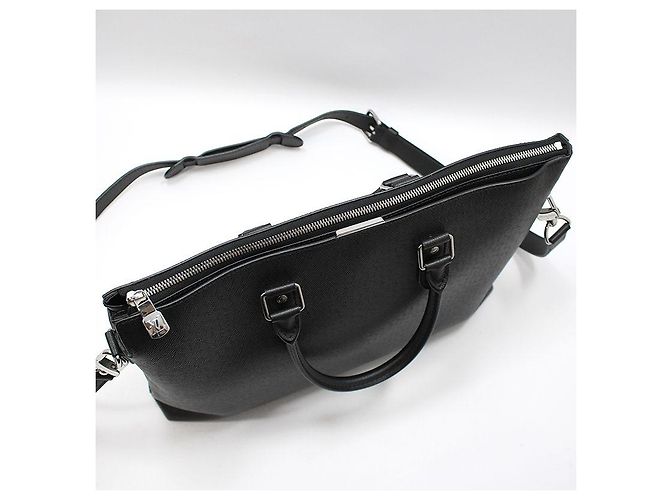 Louis Vuitton Borsetta Anton Soft in pelle Taiga - vista 6