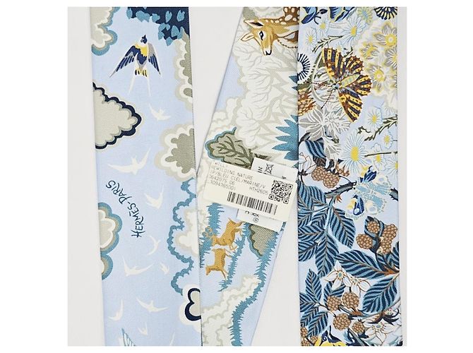 Hermès Pañuelo de seda Twilly Rewilding Nature - vista 14