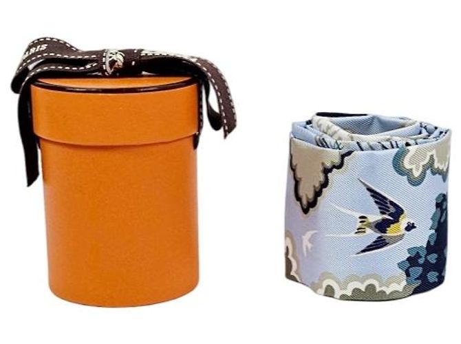 Hermès Pañuelo de seda Twilly Rewilding Nature - vista 15