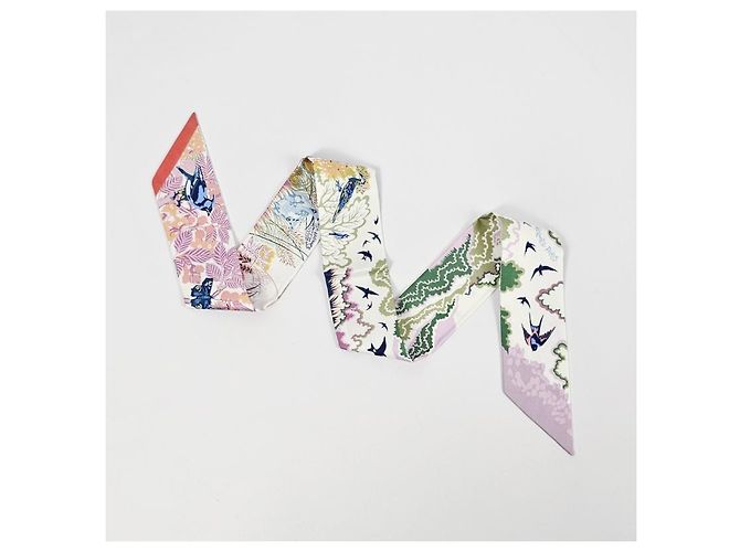 Hermès Pañuelo de seda Twilly Rewilding Nature - vista 23