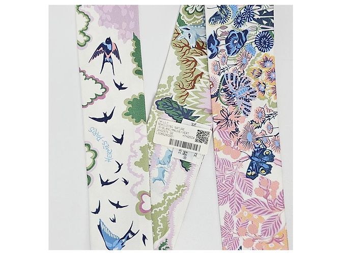 Hermès Pañuelo de seda Twilly Rewilding Nature - vista 25