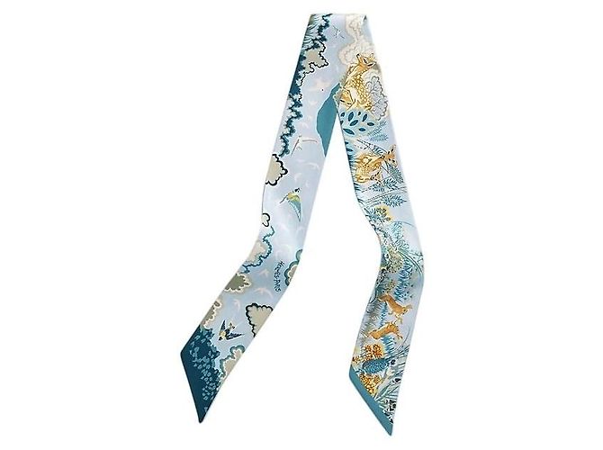 Hermès Pañuelo de seda Twilly Rewilding Nature - vista 3