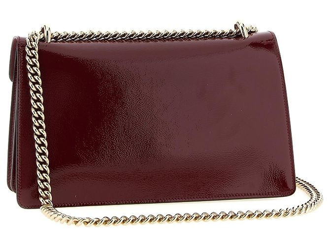 Gucci Borsa a tracolla in vitello rossa - vista 2