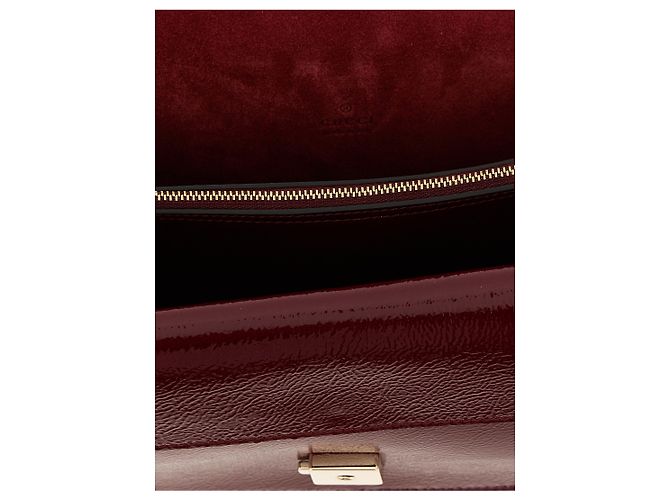Gucci Borsa a tracolla in vitello rossa - vista 4