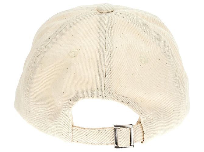 Jacquemus Gorra de algodón blanca (Baseball Hat) - vista 3