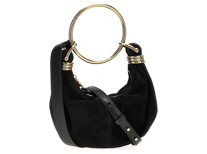 Chloé Borsa in pelle di capra nera - vista 2