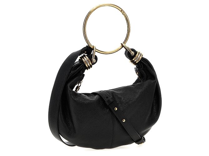 Chloé Sac à main en cuir de veau noir - vue 2