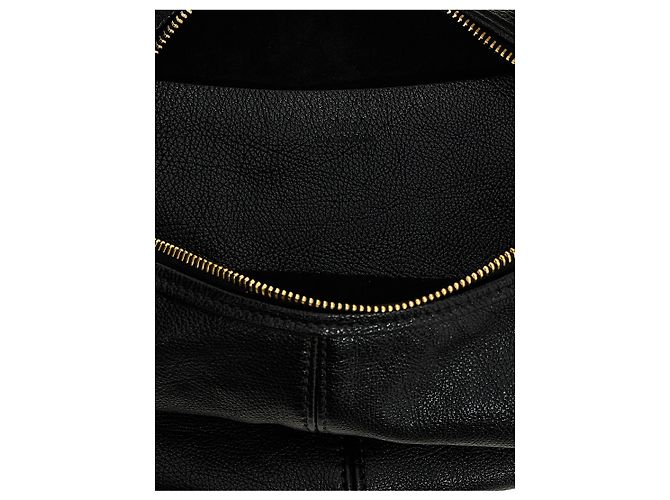 Chloé Sac à main en cuir de veau noir - vue 4