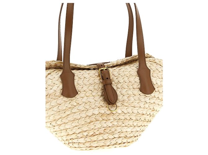Dolce & Gabbana Borsa a tracolla in sughero beige - vista 3