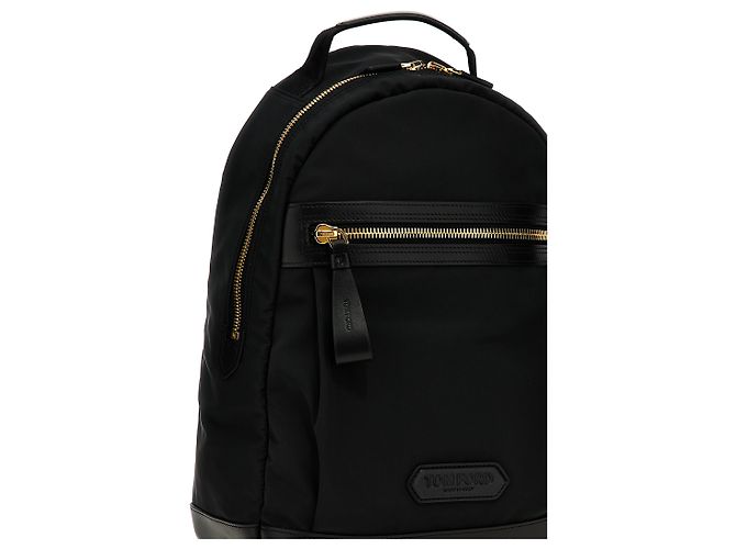Tom Ford Sac à dos en polyester noir - vue 3