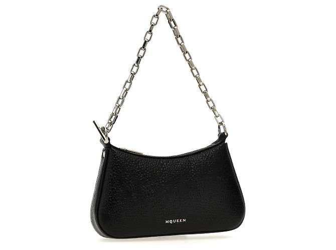 Alexander Mcqueen Black Lamb Leather Handbag - view 3